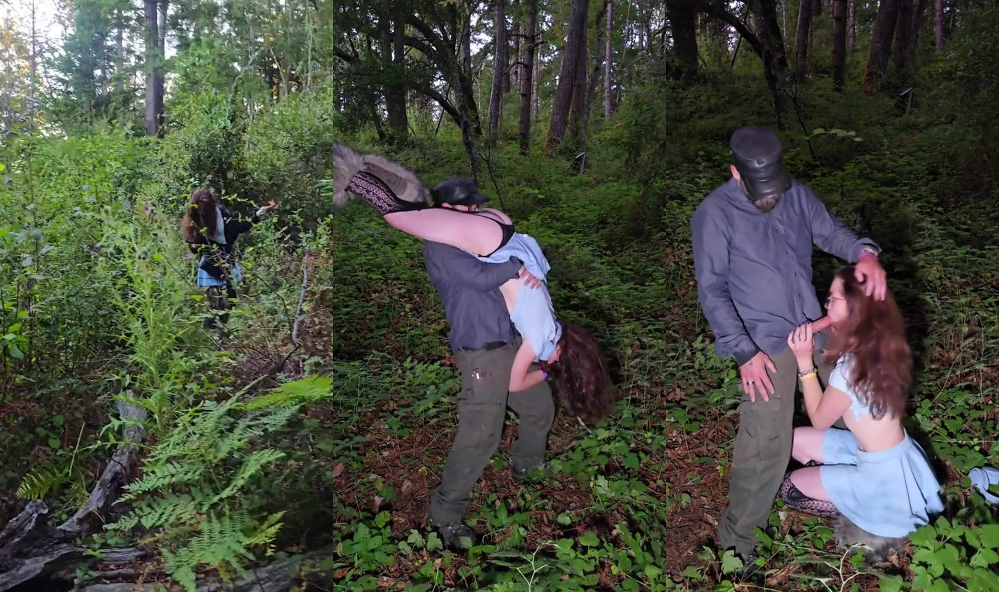 Adventurous College Girl Explores Exciting Encounters in the Great Outdoors