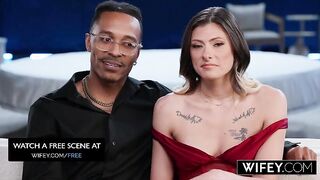 Stunning Hotwife Lola Riley Enjoys an Intense Experience While Hubby Captures Every Moment