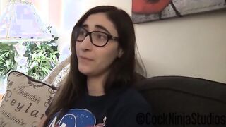 Nerdy Stepsister's Wild Adventure with Stepbrother Before Space Camp - Cock Ninja Studios - Starring Addy Shepherd