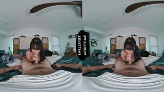 Summer Col's POV Pleasure Experience in Up Close VR with Dante Colle