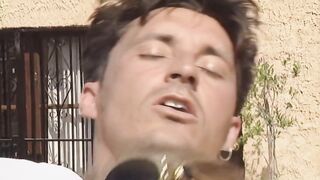 No Farewell Without a Threesome: Intense Outdoor Action with Big Boobs and Cumshot