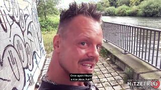 Hot Teen Babe Enjoys Public Sex in the City - Outdoor Blowjob and Hardcore Action