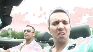 German Babe Fucks Outdoors in a Caprio Car Compilation with Blowjobs and Anal Action