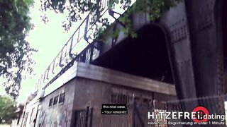 Harleen Van Hynten's Wild Public Sex Adventure in Berlin with a Hot Blonde Milf