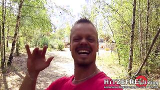 Missy Luv's Hot Public Sex with a Skinny Blonde Babe in Outdoor Reality Scene