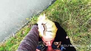 Kitty Blair & Harleen van Hynten's Hot German Sexdates in Public POV Adventure