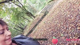 Sidney Dark's Risky Outdoor Sex with a Naughty Mature MILF