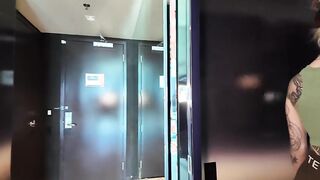 Sally Dinosaur's Solo Shower Session: Fingering and Lathering Up After the Gym