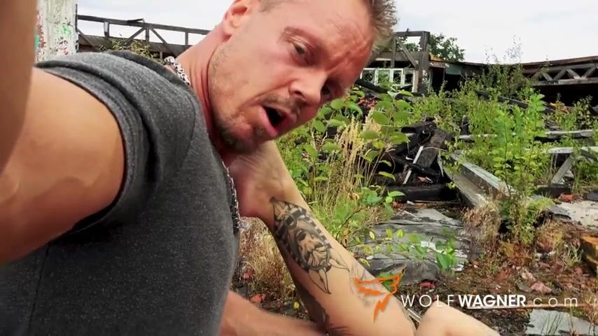 Mia Blow's Steamy Public Encounter with Two Horny German MILFs in an Abandoned Building