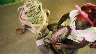 Learn Shibari with a Frog Tie Tutorial Featuring a Tattooed Blonde in a Bondage Workshop