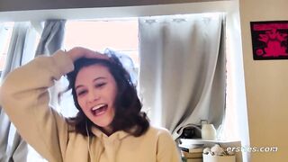 Naughty Public Fun with a Lucky Girl - Risky Exhibitionist Masturbation Adventure