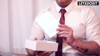 Conny Dachs and Lilli Vanilli's Office Christmas Orgy with the Boss