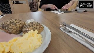 He fucks me in El Arenal, Mallorca. The chambermaid disturbs us, but he continues to fuck me. Vlog