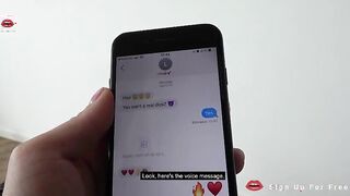 Cock in cunt while sexting on cell phone: AMY DOUXXX - MISSDEEP
