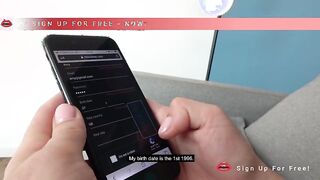 Cock in cunt while sexting on cell phone: AMY DOUXXX - MISSDEEP