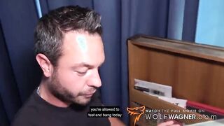 Andy Star loaded her a huge cum in Julia Exclusiv's mouth! Wolf Wagner Casting