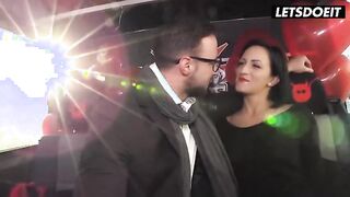 Black Sophie Picked Up For Valentine's Day Sex In The Bus - LETSDOEIT