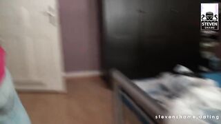 REAL COUPLE + FRIEND!! Public orgasm with Lullu Gun - StevenShameDating