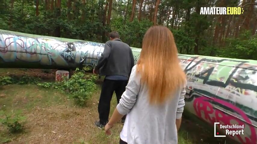 Lullu Gun Has Crazy Fun Outdoors In The Bushes - AMATEUR EURO
