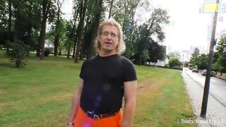 DEUTSCHLANDREPORT - Mature Lady Eats Cum After Amazing Amateur Sex - AMATEUREURO