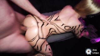 Perfect body PAWG TEEN in Nylon body get her holes destroyed by HUGE COCK