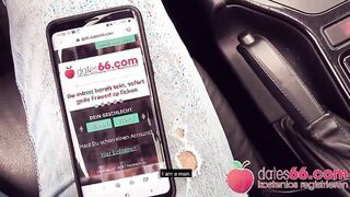 Date w/ horny Tania Swank! Hot public POV fuck & car blowjob! Dates66