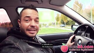 Tania Swank's Hot Public POV Encounter: Car Blowjob and Outdoor Fun!