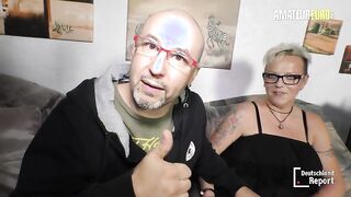 German Granny Judith Has Her Pussy Sprayed With Cum After Hardcore Fuck - AMATEUR EURO