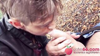 Rubina, the Mature MILF, Gets Fucked in Public by a Stranger - POV Outdoor Encounter