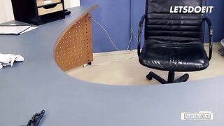 Kinky MILF Manu Magnum Has Her Secretary Twat Ravaged By BBC Janitor - LETSDOEIT
