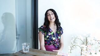 Dark Haired Babe Toys Her Ass While Playing With Her Pussy - Solo Female Masturbation
