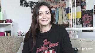 Sexy Brunette Babe Uses a Magic Wand for Solo Pleasure and Masturbation Fun