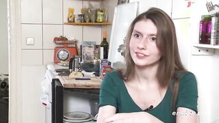 Brunette Beauty Explores Pleasure in Berlin with Vibrating Dildo and Solo Fun