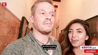 Mexican cutie Frida Sante craves German dick! (GERMAN)