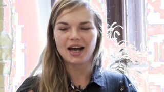 Ersties: Danish Babe Toys Her Hairy Pussy With a Glass Dildo