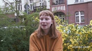 Ersties: Cute Norwegian Model Masturbates With a Glass Dildo