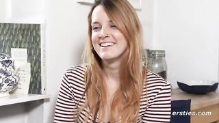 Ersties: Sexy Babe Masturbates To a Hot Scene On Our Site