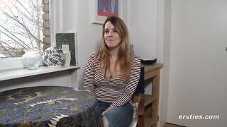 Ersties: Sexy Babe Masturbates To a Hot Scene On Our Site