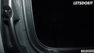 LETSDOEIT - German Chick Jezzicat Enjoys Pussy Stretching In Van On Halloween By Fat Cock