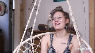 Ersties: Ines Bonds Herself And Brings To Climax