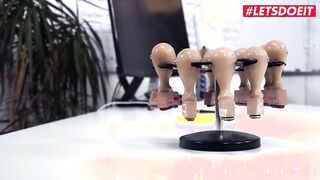 Victoria Pure's Seductive Office Encounter with a Big Cock - Reality Blowjob Fun