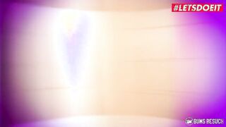 LETSDOEIT - Jezzicat Masturbates Before Taking Cock At The Showers