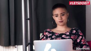 HORNY HOSTEL - Gabi Gold Has A Secret Affair With A Big Black Cock Full Scene