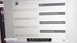 Cheated with TEEN in MARRIAGE BED - while my WIFE is in APARTMENT! (GERMAN) - SEX-FREUNDSCHAFTEN