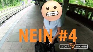 Doreen gives Kevin Karma a Rough POV blowjob and doggystyle in public in Berlin