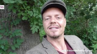 PUBLIC: German FATHER fucks MILF with GLASSES at forest edge (OUTDOOR) - SEX-FREUNDSCHAFTEN