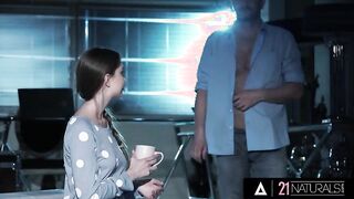 21 NATURALS - Horny Russian Lena Reif Passionately Rides Her Lover's Thick Dick