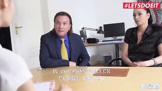 BUMSBUERO - Naughty German Secretaries Spice Things Up At Work With Hot Sex - LETSDOEIT