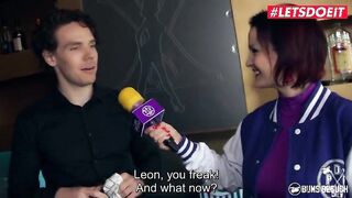 BUMSBESUCH - ANIKE EKINA STUNNING GERMAN PORNSTAR FUCKS SHY BARTENDER - LETSDOEIT