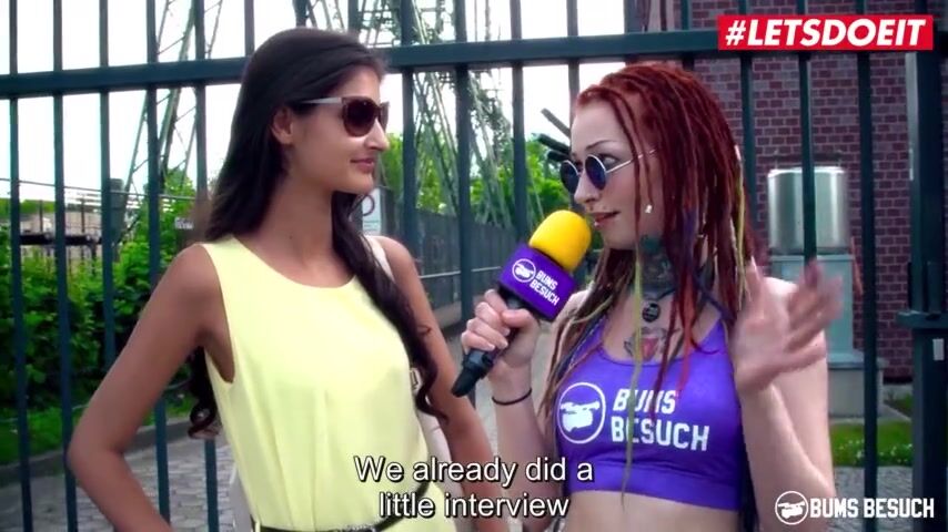 BUMSBESUCH - Sexy German Pornstar Coco Kiss Has Risky Public Fuck With Fan Outdoors - LETSDOEIT
